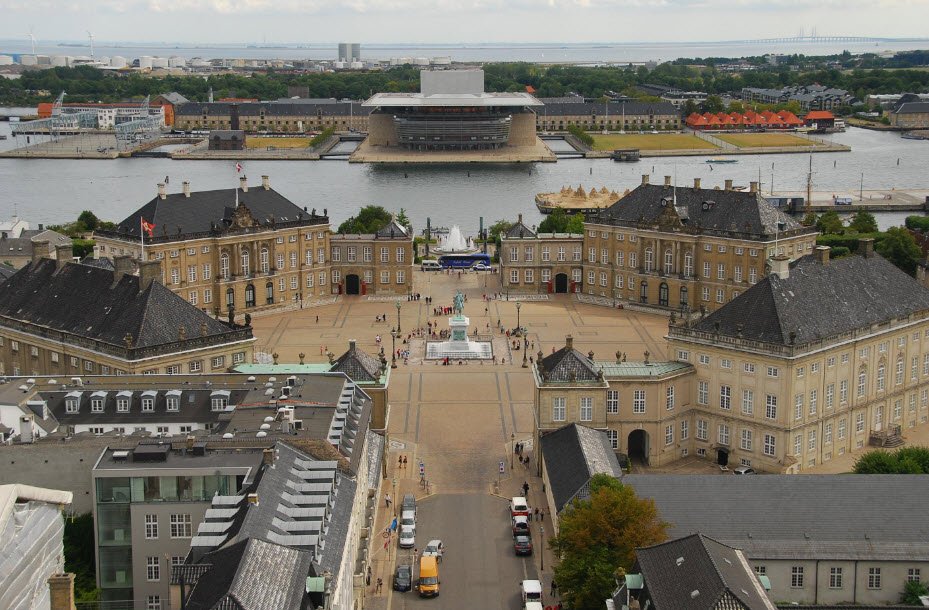 Amalienborg Palace, Copenhagen, Denmark